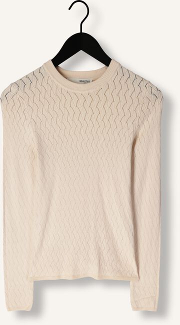 Beige SELECTED WOMEN Trui SLFCABALA LS KNIT O-NECK Beige SELECTED WOMEN Trui SLFCABALA LS KNIT O-NECK - large