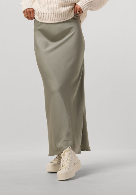 NEO NOIR Jupe maxi VICKY HEAVY SATEEN SKIRT en vert - large