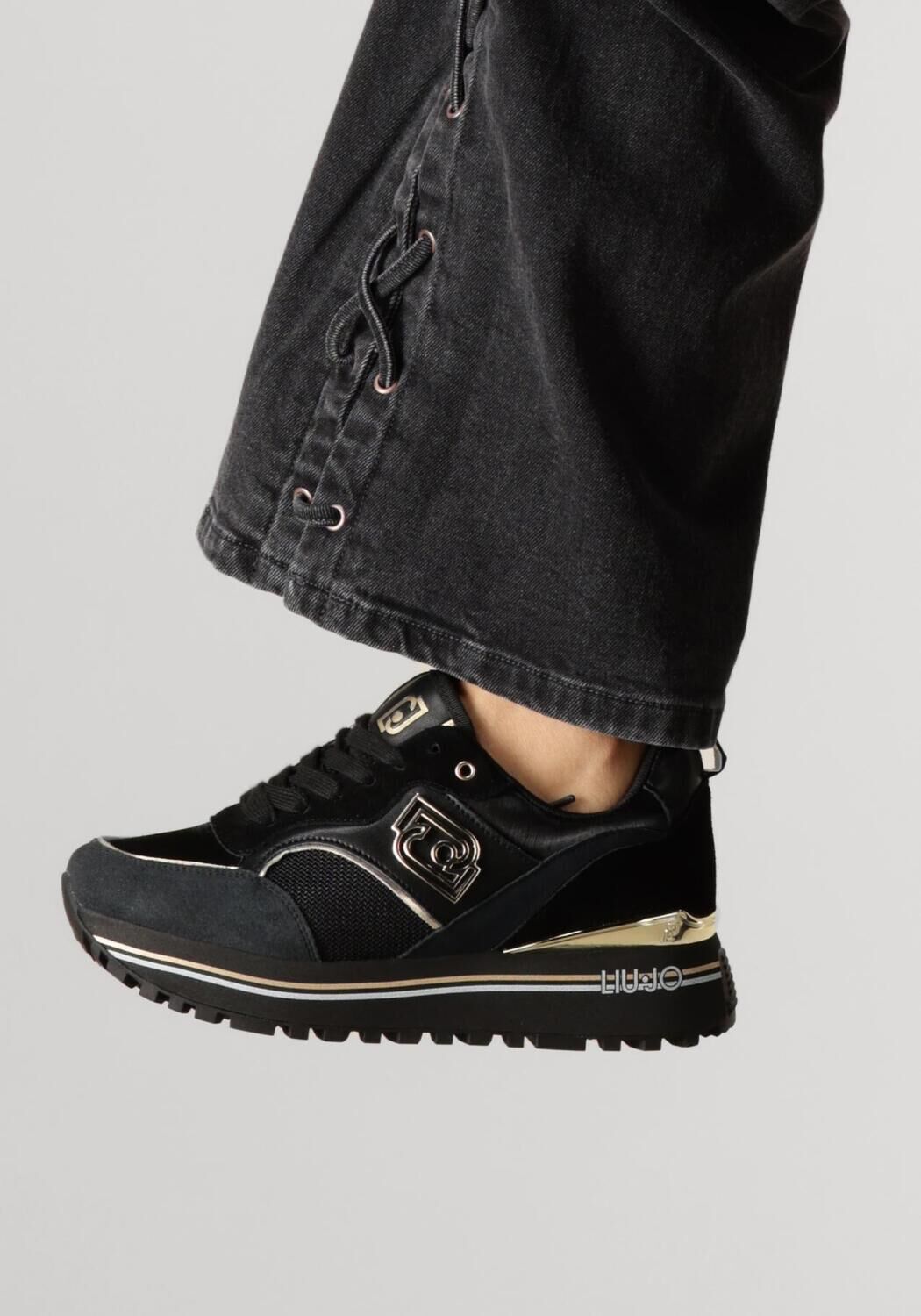 Zwarte LIU JO Sneakers LIU JO MAXI WONDER 73 - large