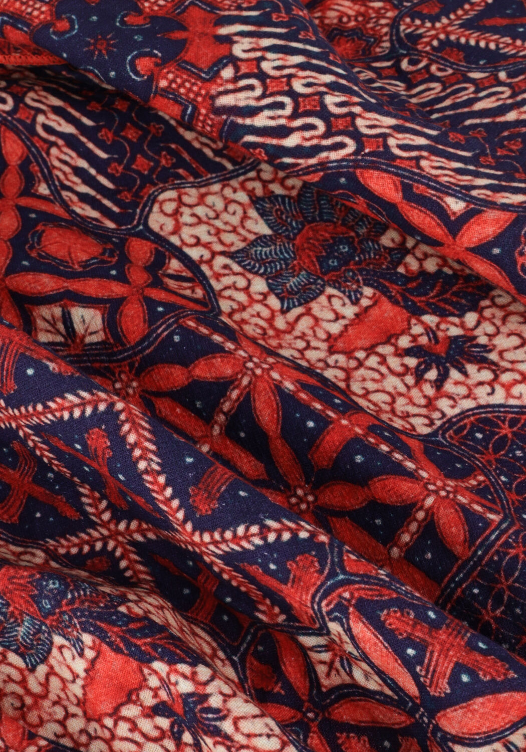 Blauwe NOTRE-V  BLOUSE PRINT NV-ARAH - large