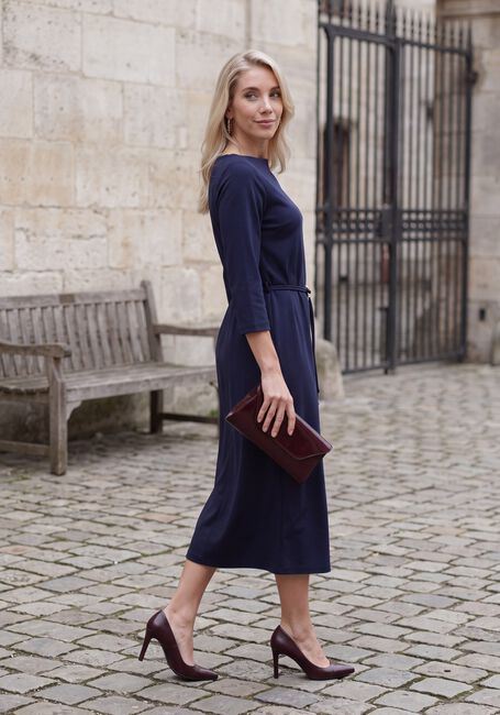 FREEBIRD Robe midi DEVOTED Bleu fonc&eacute; - large