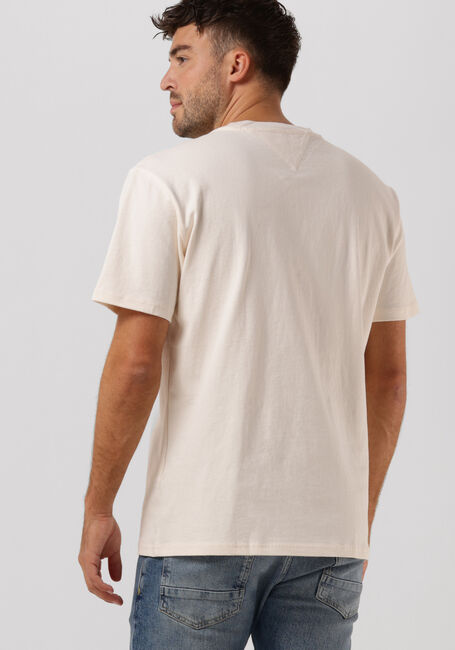 Gebroken wit TOMMY JEANS T-shirt TJM TOMMY BADGE TEE - large