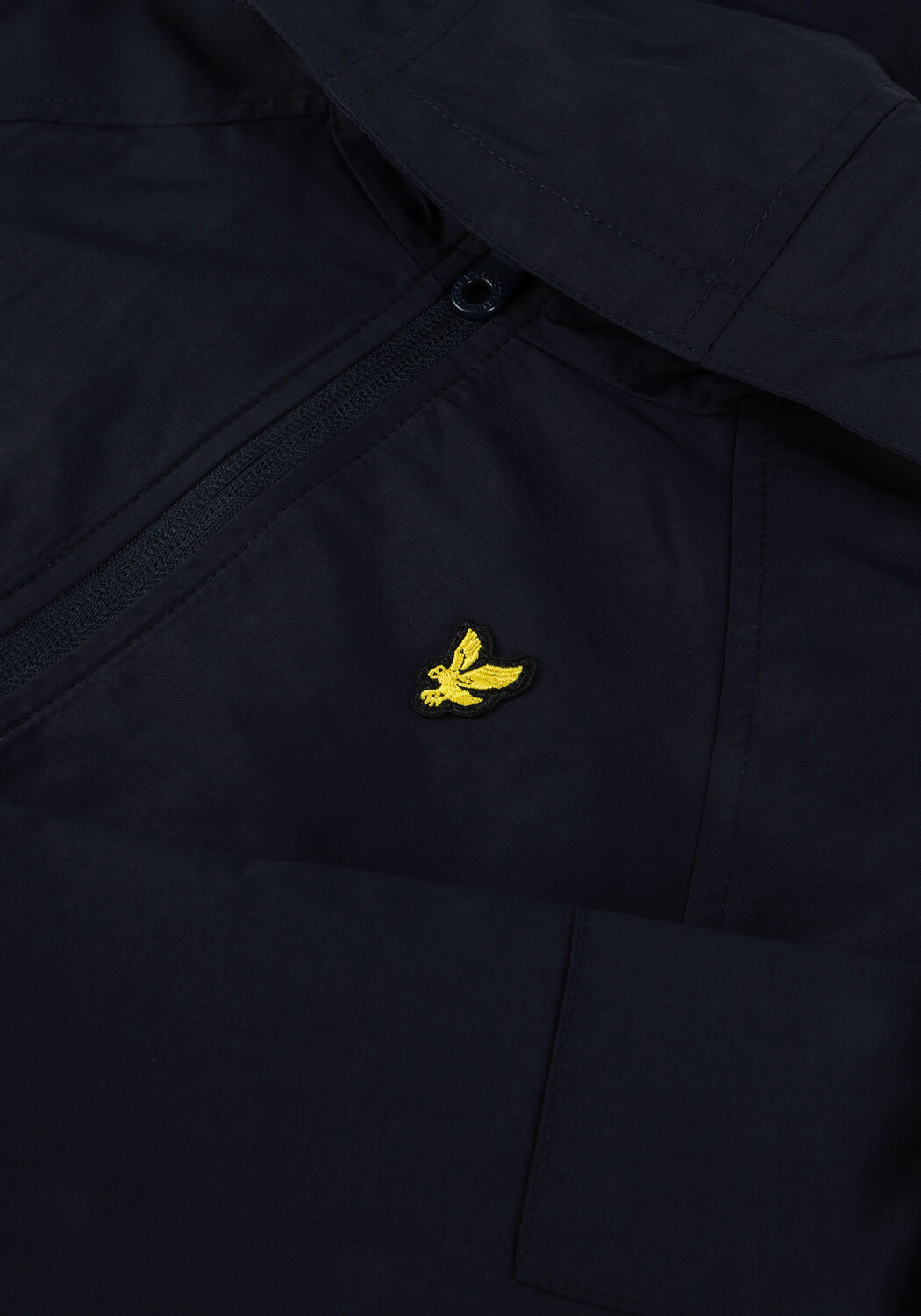 Donkerblauwe LYLE & SCOTT Jack HOODED WINDBREAKER JACKET - large