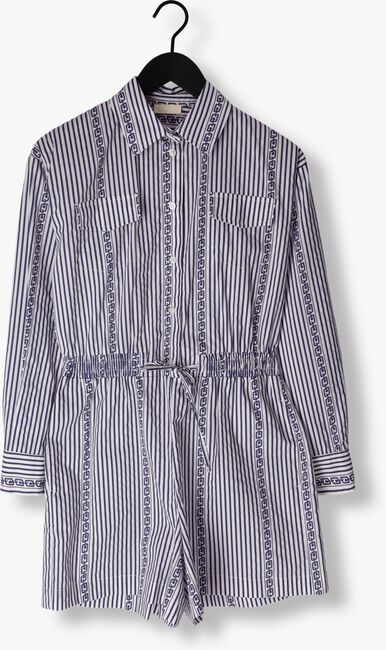 LIU JO Combinaison POPELINE STAMPA TP DRESS Bleu/blanc rayé - large