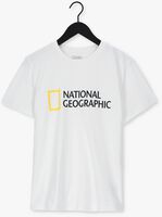 NATIONAL GEOGRAPHIC T-shirt UNISEX T-SHIRT WITH BIG LOGO en blanc
