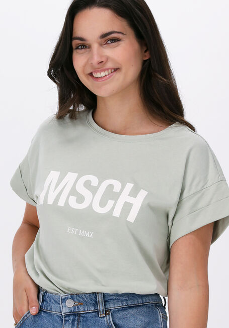 MSCH COPENHAGEN T-shirt ALVA ORGANIC TEE en vert - large