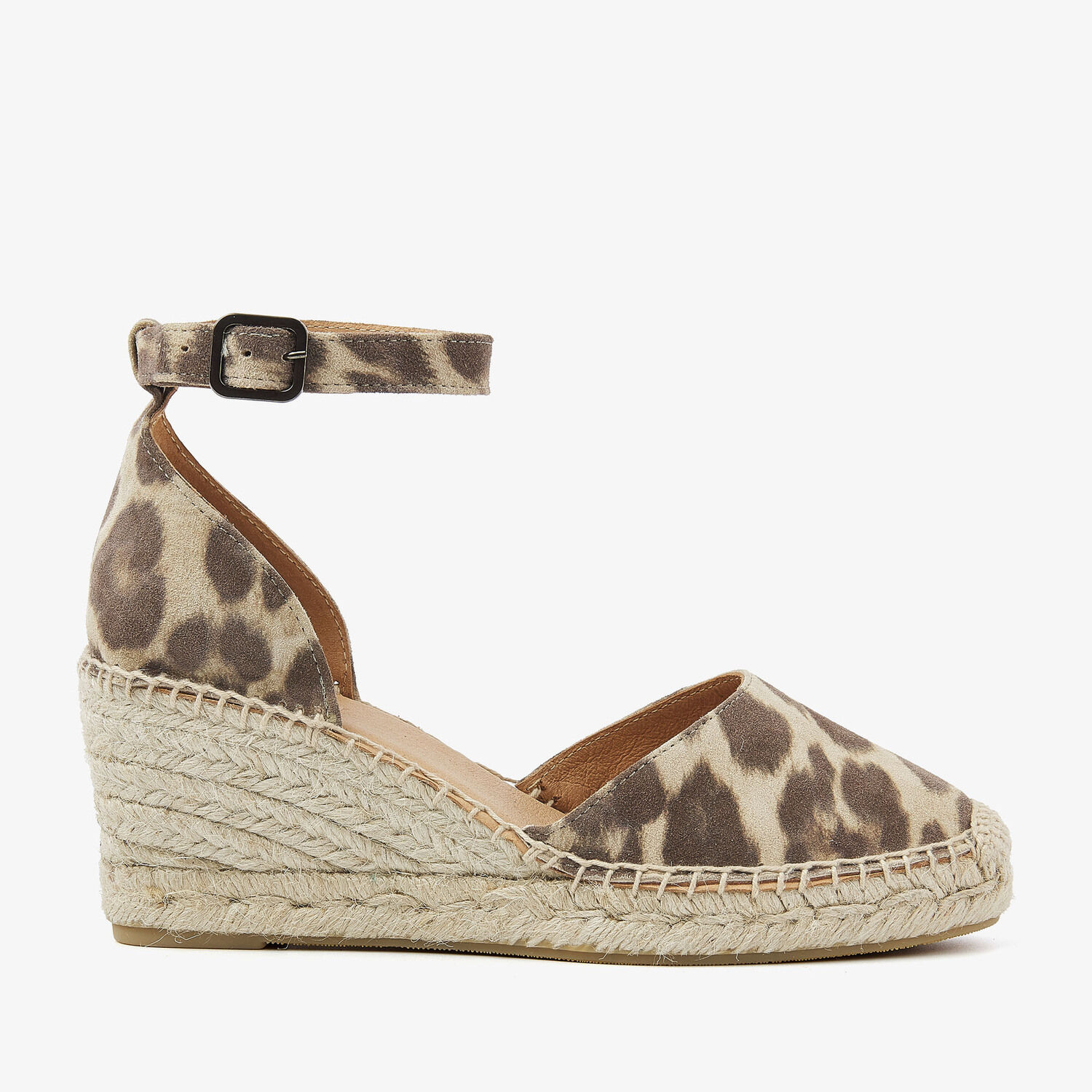 Bruine VIA VAI Sandalen FLORA BRAID - medium