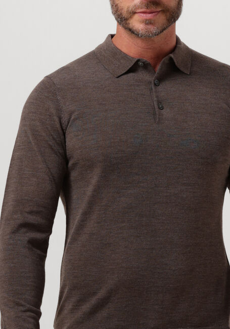 PROFUOMO Polo POLO LONGSLEEVE en taupe - large