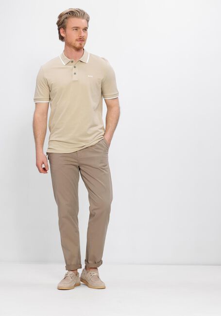 BOSS BLACK Polo PARLAY 190 en beige - large