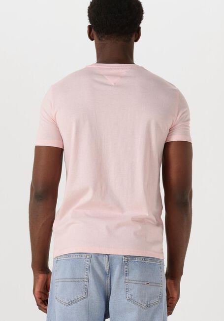 TOMMY JEANS T-shirt TJM XSLIM JASPE HTR TEE EXT en rose - large