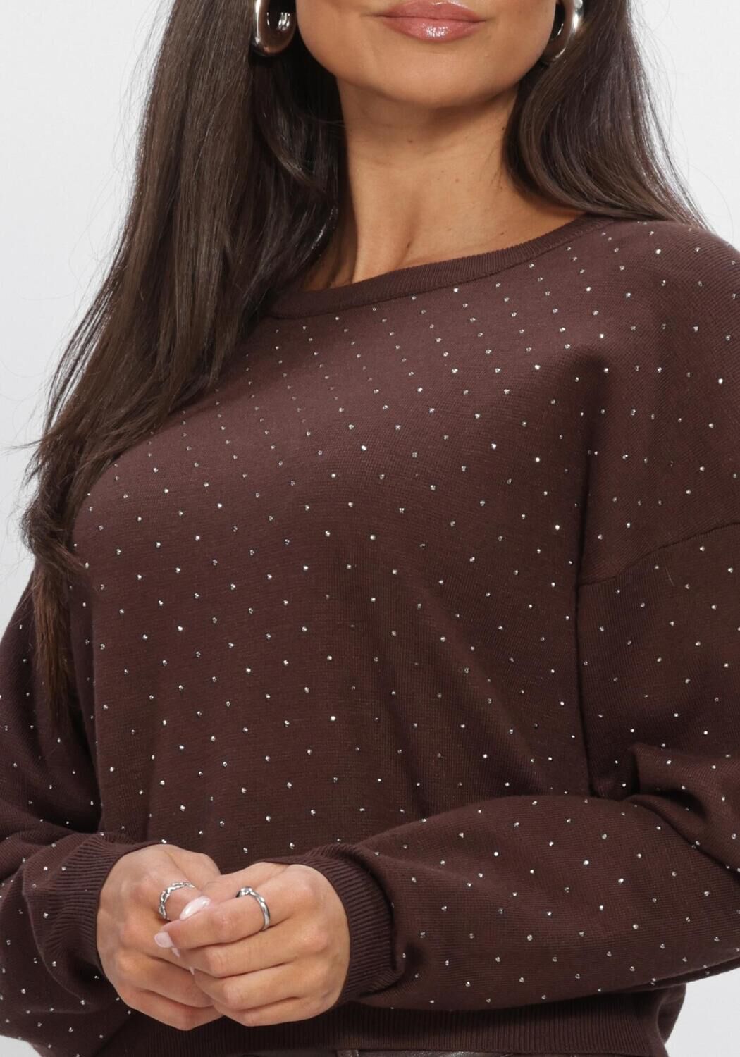AAIKO Pull SAREN VIS 323 en marron - large