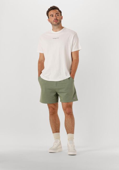 TOMMY JEANS Pantalon courte TJM S FLAG BEACH SHORT EXT en vert - large