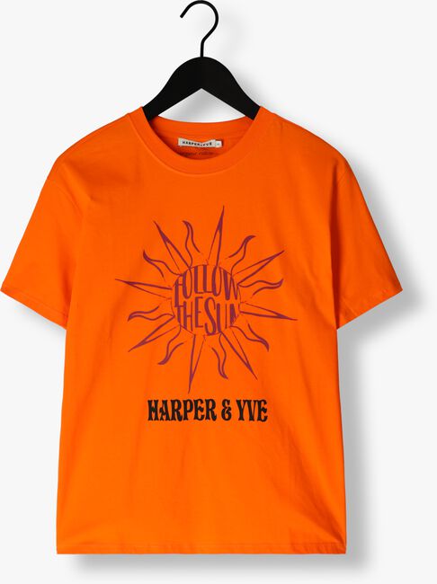 HARPER & YVE T-shirt FOLLOWTHESUN-SS en orange - large