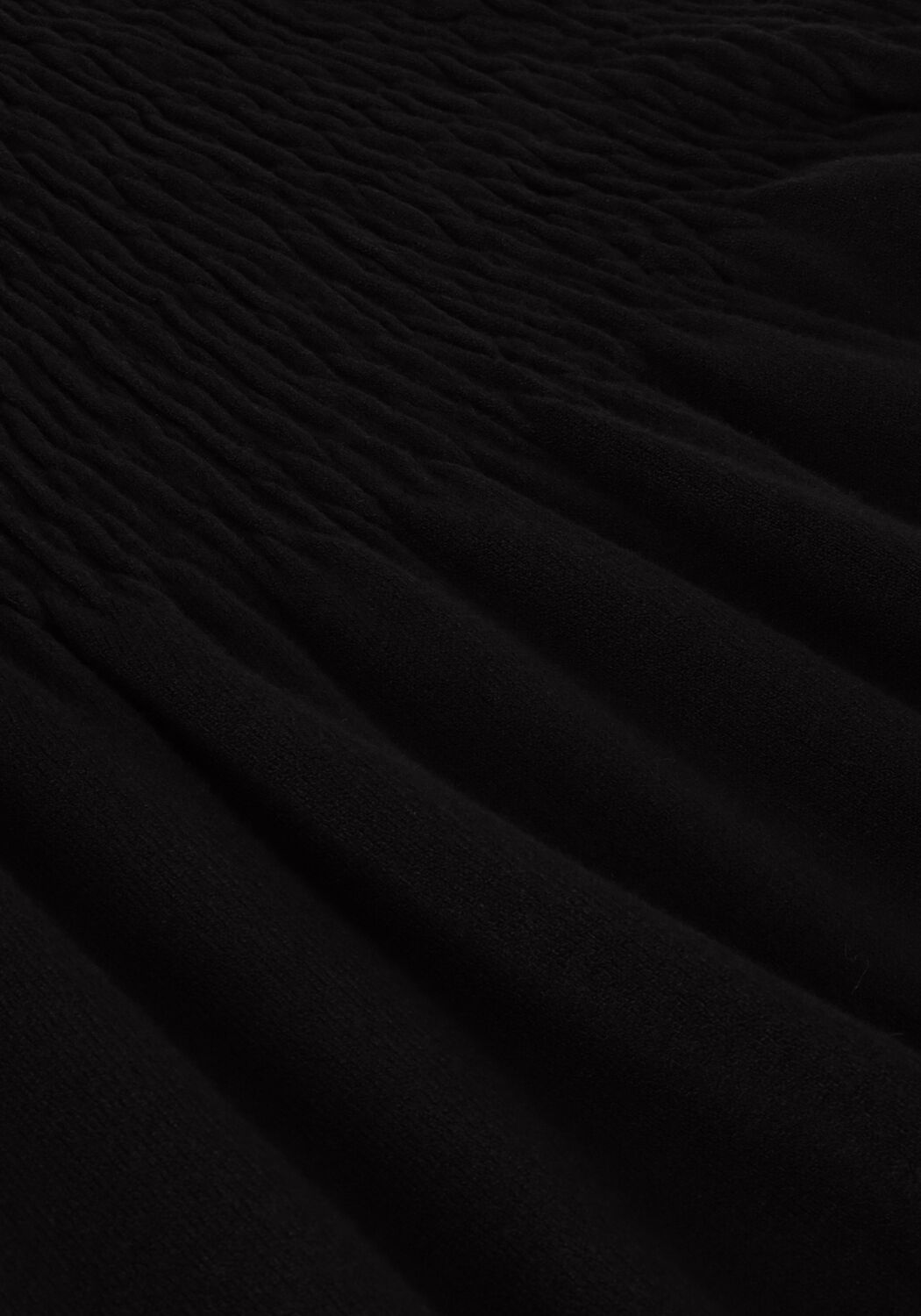 SUMMUM SMOCKED SWEATER BASIC KNIT Hauts & T-shirts en noir - large