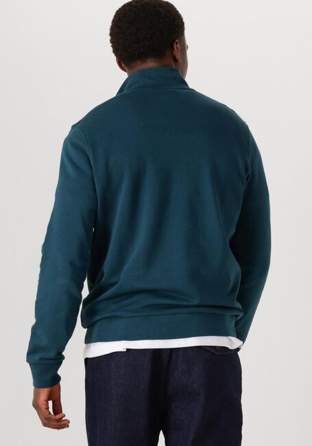 Blauwe LYLE & SCOTT Sweater LOOPBACK QUARTER ZIP SWEAT - large