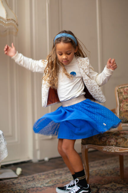 MOODSTREET Mini-jupe SKIRT RORI en bleu - large