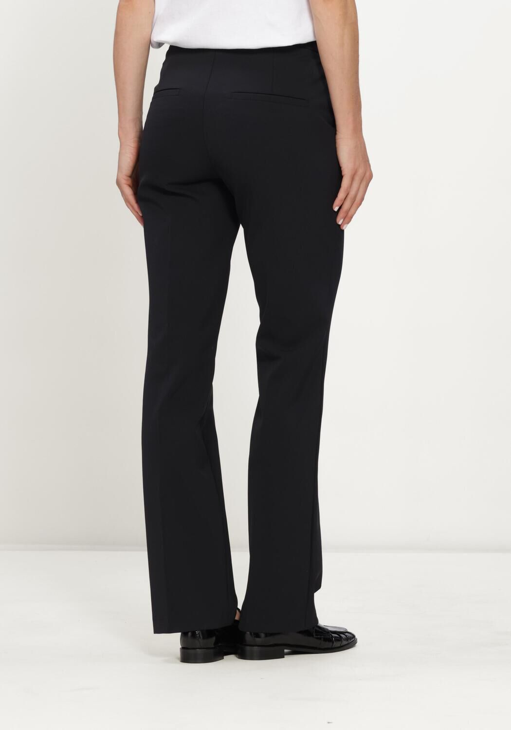 CAMBIO Pantalon SUGAR MICROSTRUCTURE SUPERSTRETCH en noir - large