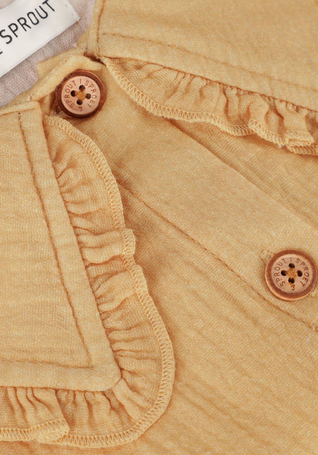 Oranje Sproet & Sprout  BLOUSE RUFFLE COLLAR - large
