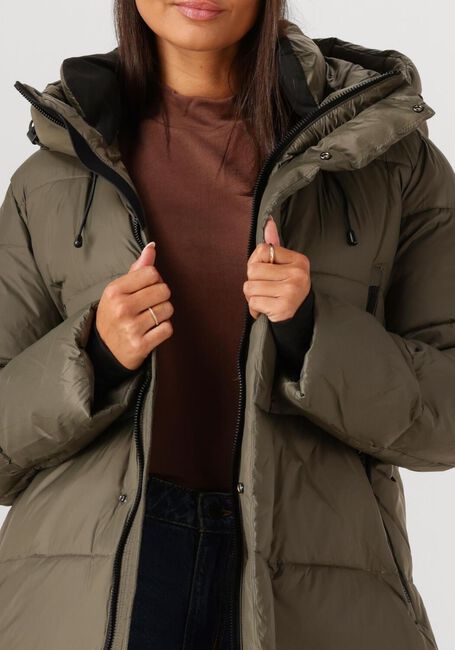 WITHBLACK Veste matelassé WBLABBY 3/4 PUFFER JACKET en vert - large
