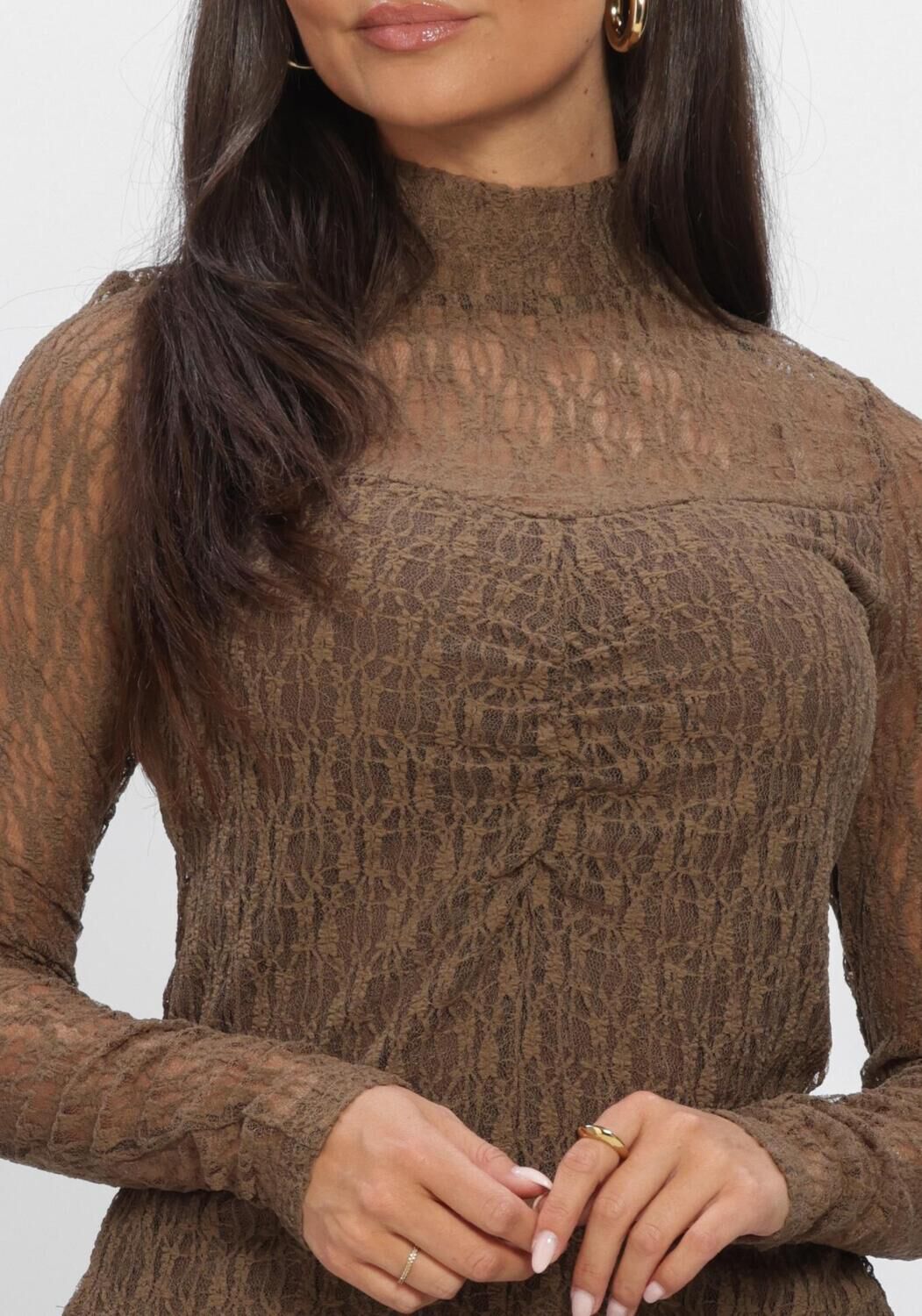Bruine AAIKO Top AMY PA 136 - large