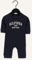Donkerblauwe TOMMY HILFIGER  BABY VARSITY COVERALL Donkerblauwe TOMMY HILFIGER  BABY VARSITY COVERALL - medium