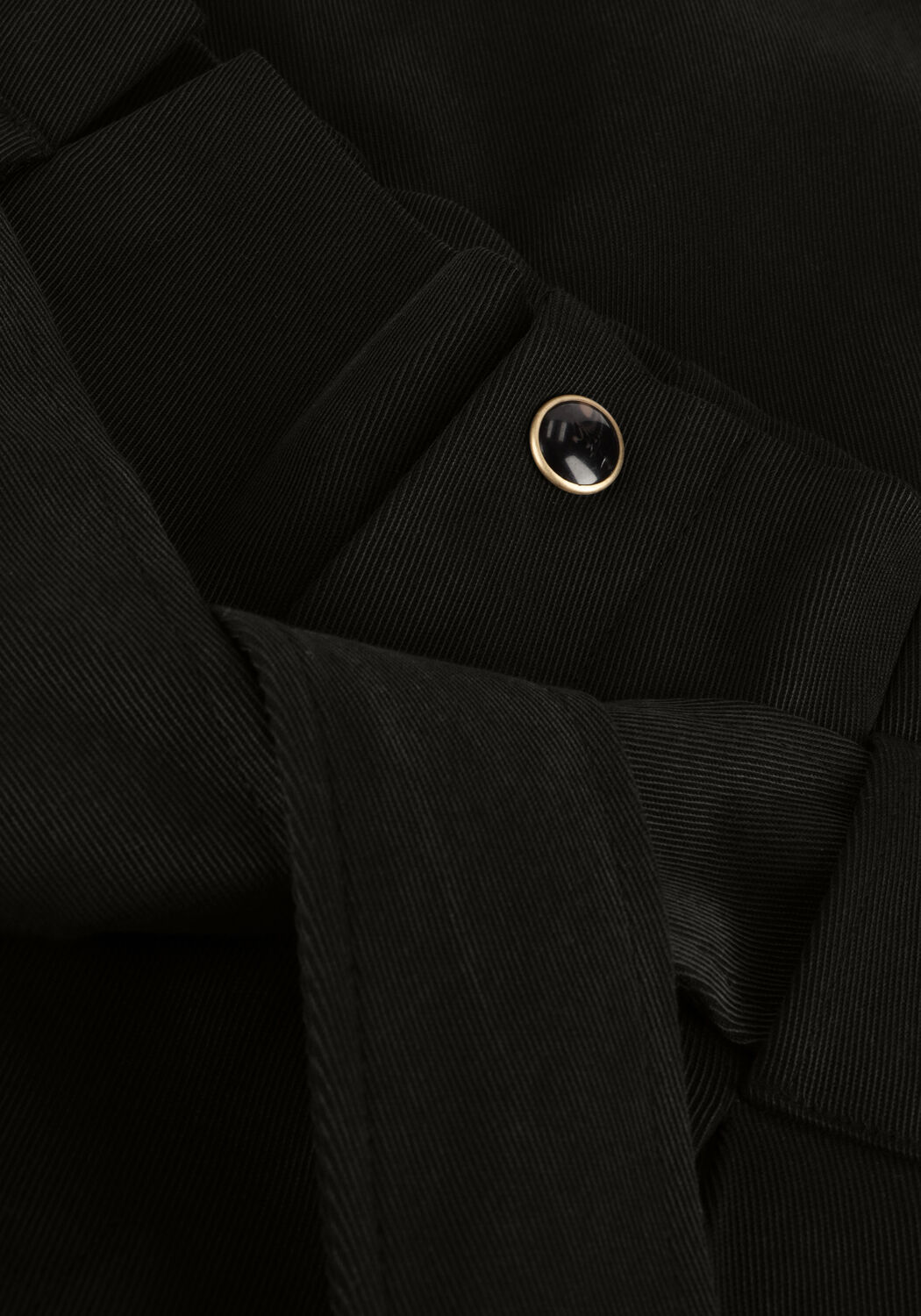 SCOTCH & SODA Pantalon DAISY - HIGH RISE STRAIGHT LEG PAPERBAG TROUSERS en noir - large