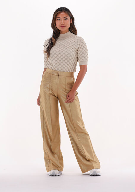 Beige OBJECT Trui FRIELLE 2/4 KNIT PULLOVER - large