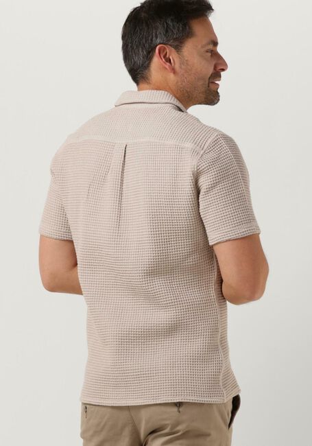 ANERKJENDT Chemise décontracté AKLEON S/S WAFFLE en beige - large