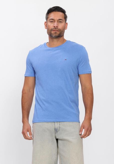 Blauwe TOMMY JEANS T-shirt TJM XSLIM JASPE HTR TEE EXT - large