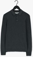 SELECTED HOMME Polo SLHBERG LS KNIT POLO NECK B NO Anthracite