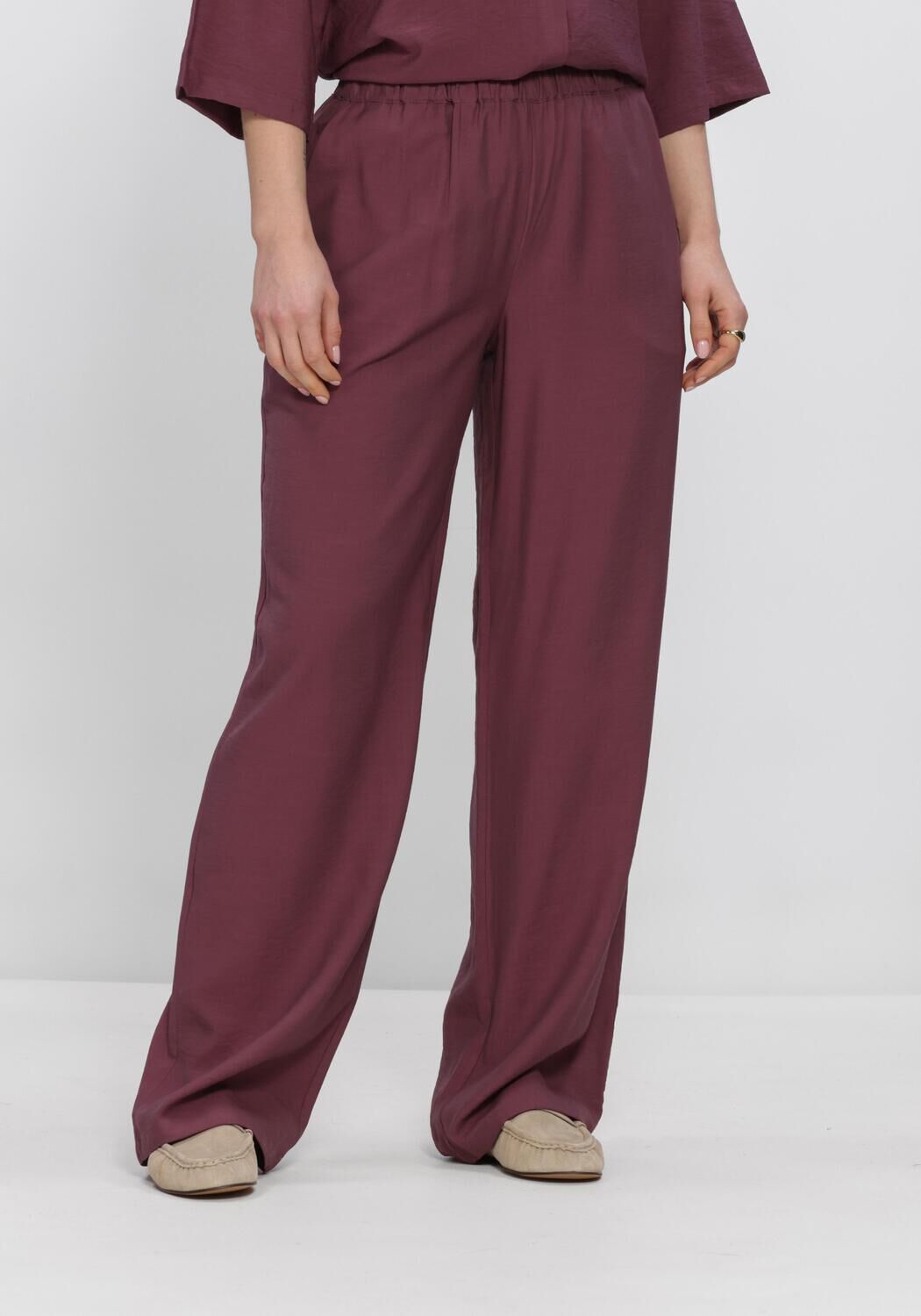 Bordeaux MODSTR&Ouml;M Broeken/jumpsuits NICKIMD PANTS - large