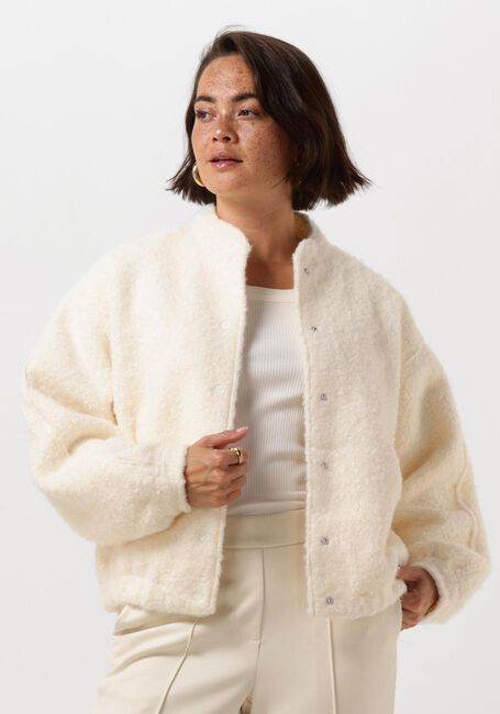 NUKUS BALTIMORE JACKET BOUCLE Vestes en blanc - large