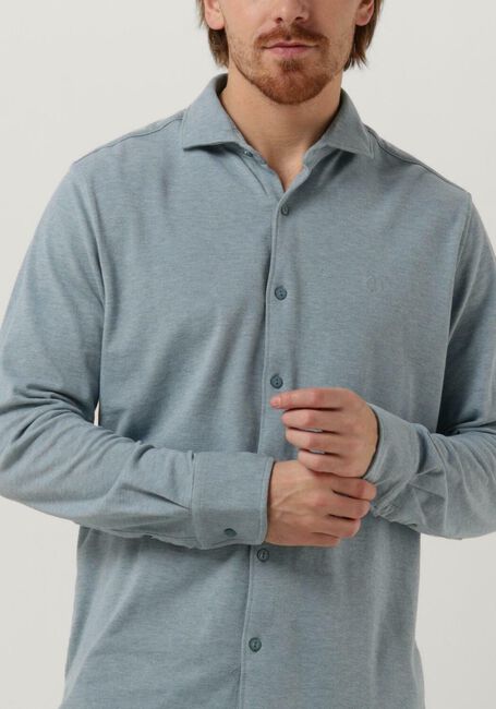 DSTREZZED Chemise décontracté KIRK SHIRT MELANGE PIQUE en bleu - large