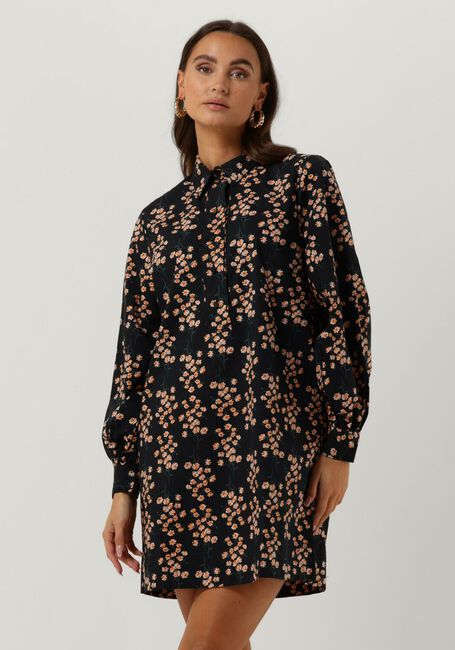SECOND FEMALE Mini robe CLAUDE TUNIC DRESS en noir - large