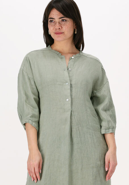 BY-BAR Mini robe MEL LINEN DRESS en vert - large