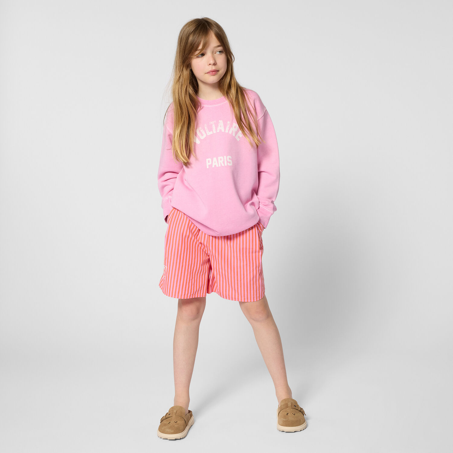 ZADIG & VOLTAIRE Pantalon courte X60626 en rose - large