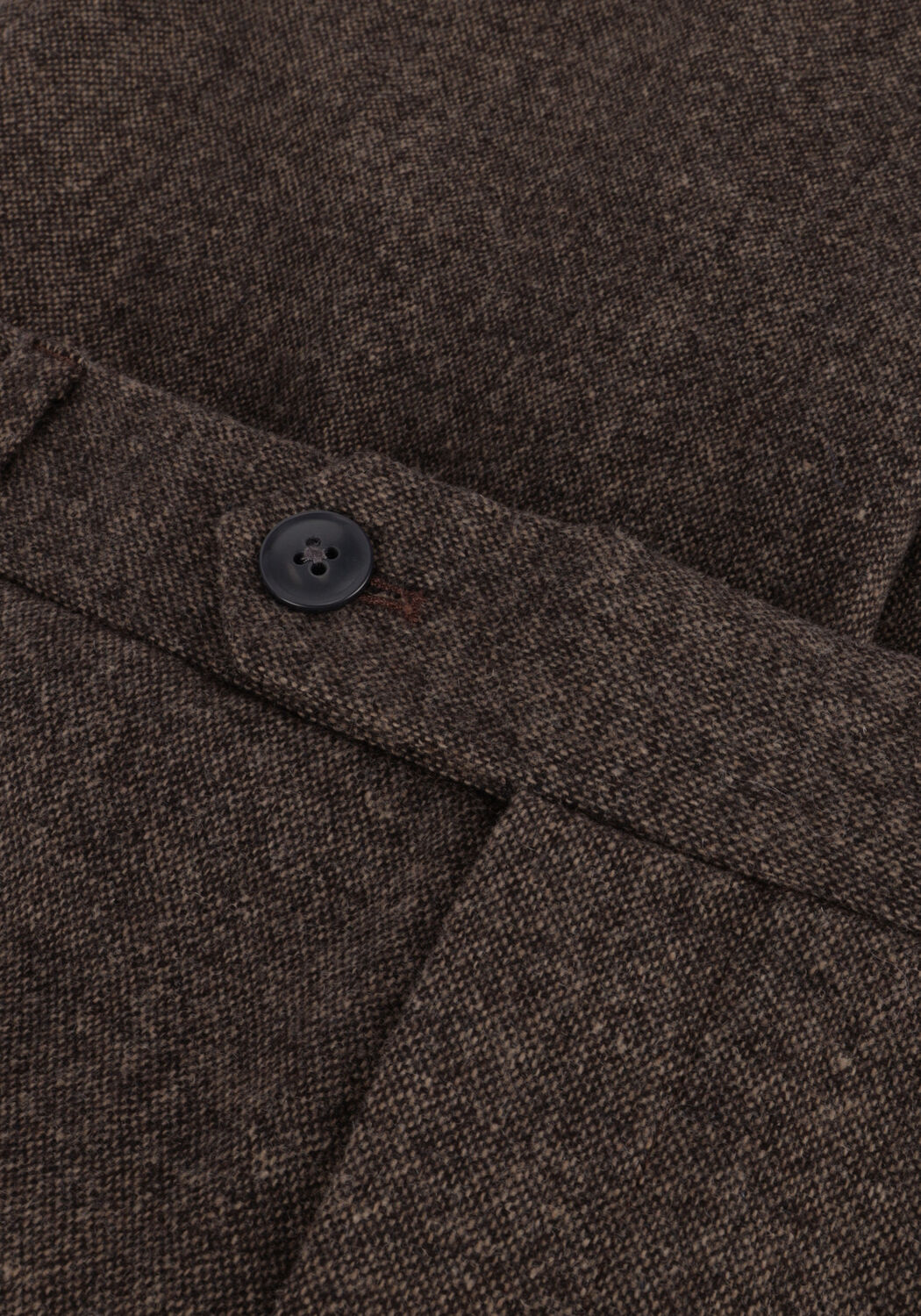 SELECTED MEN Pantalon SLHSLIM-REED WOOL TRS en marron - large