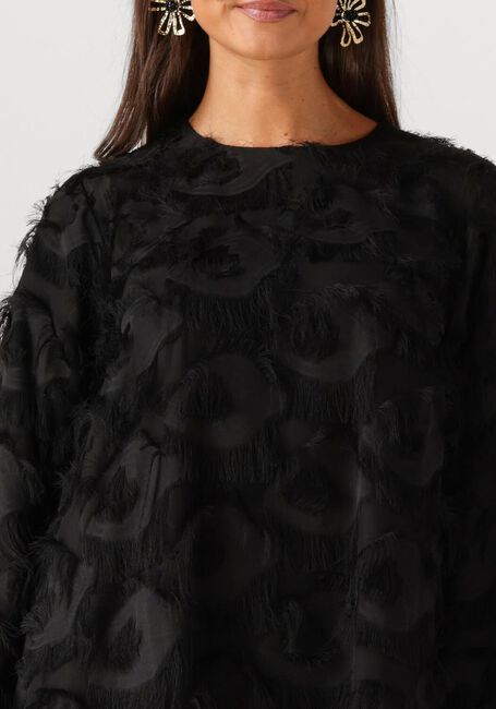 Zwarte Y.A.S. Mini jurk YASDIO LS MINI DRESS - large