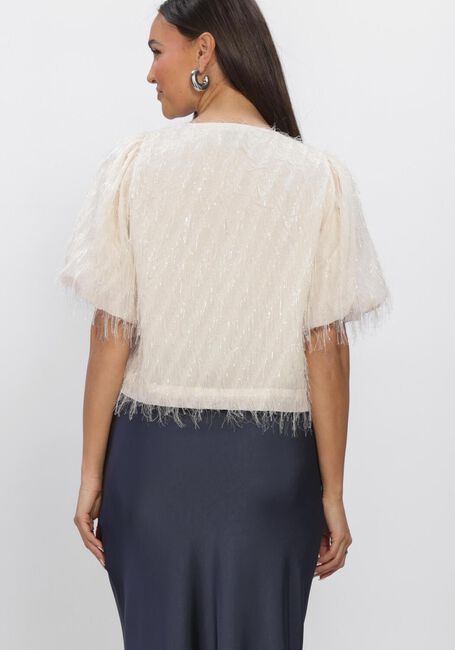 NEO NOIR AISA FRILLY BLOUSE Blouses Cr&egrave;me - large