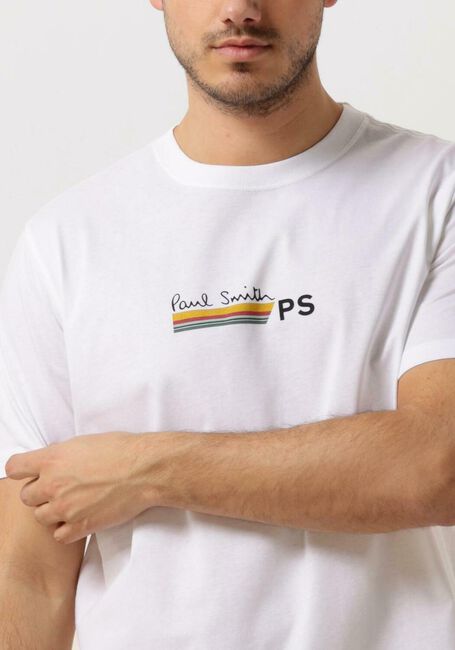 PS PAUL SMITH T-shirt MENS REG FIT T SHIRT STRIPE PS PAULSMITH en blanc - large