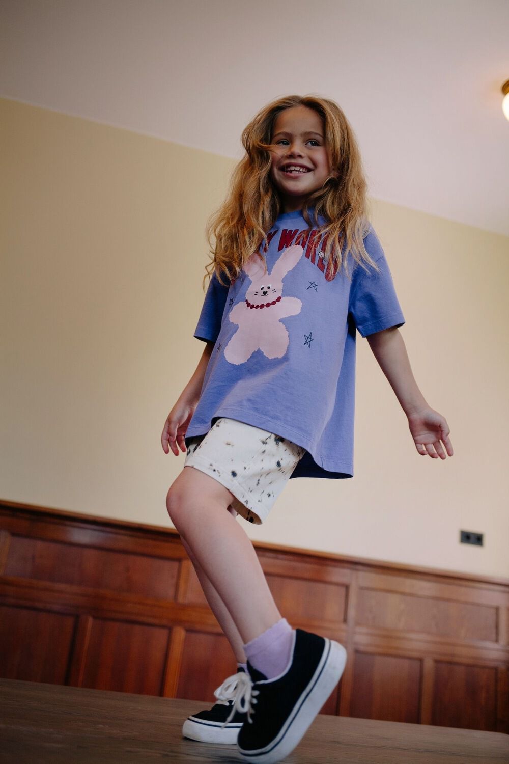 CALL ME FRANKIE T-shirt BUNNY T-SHIRT en violet - large