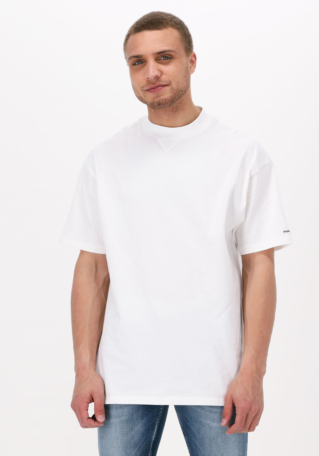 Gebroken wit PUREWHITE T shirt 22010101 Omoda