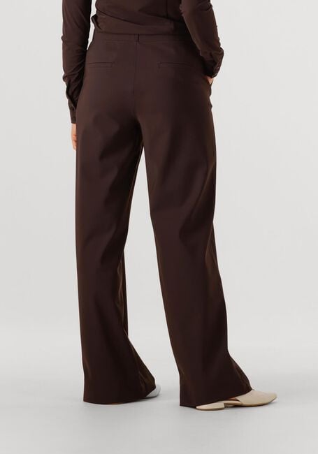 Bruine STUDIO ANNELOES Wijde broek LEXIE BONDED TROUSERS - large