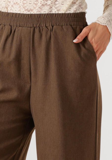 YDENCE Pantalon large PANTS YADE en marron - large