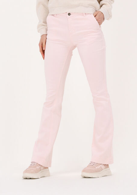 Roze BY-BAR Flared broek LEILA TWILL PANT - large