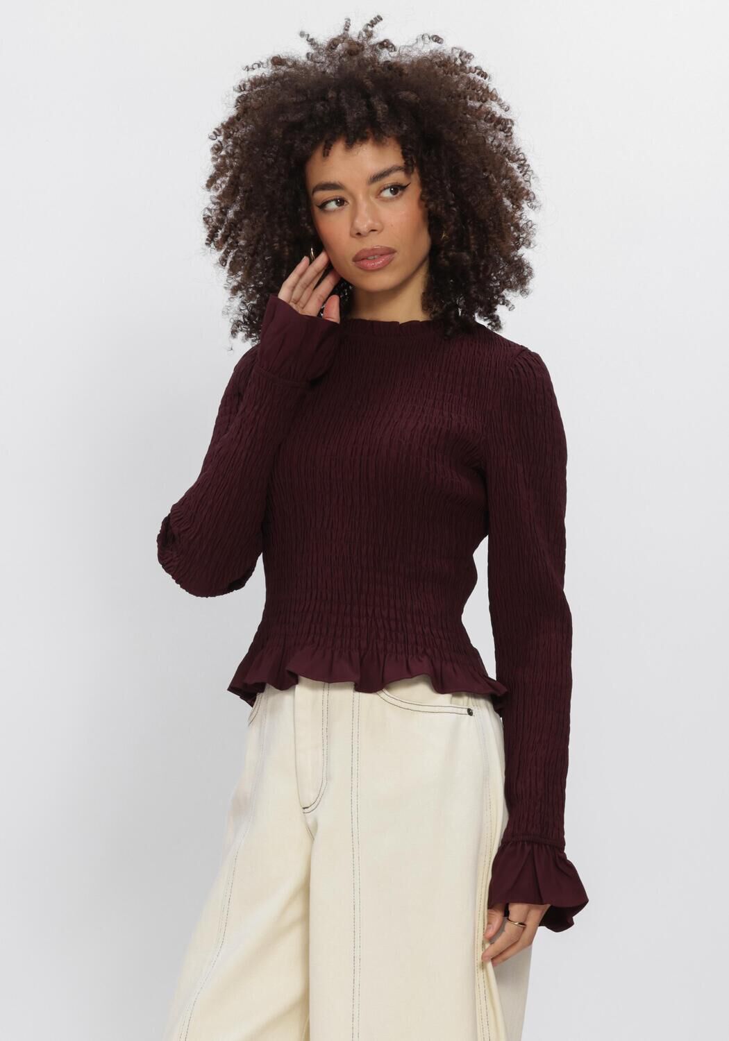 HARPER & YVE VEERLE-LS Blouses Bordeaux - large