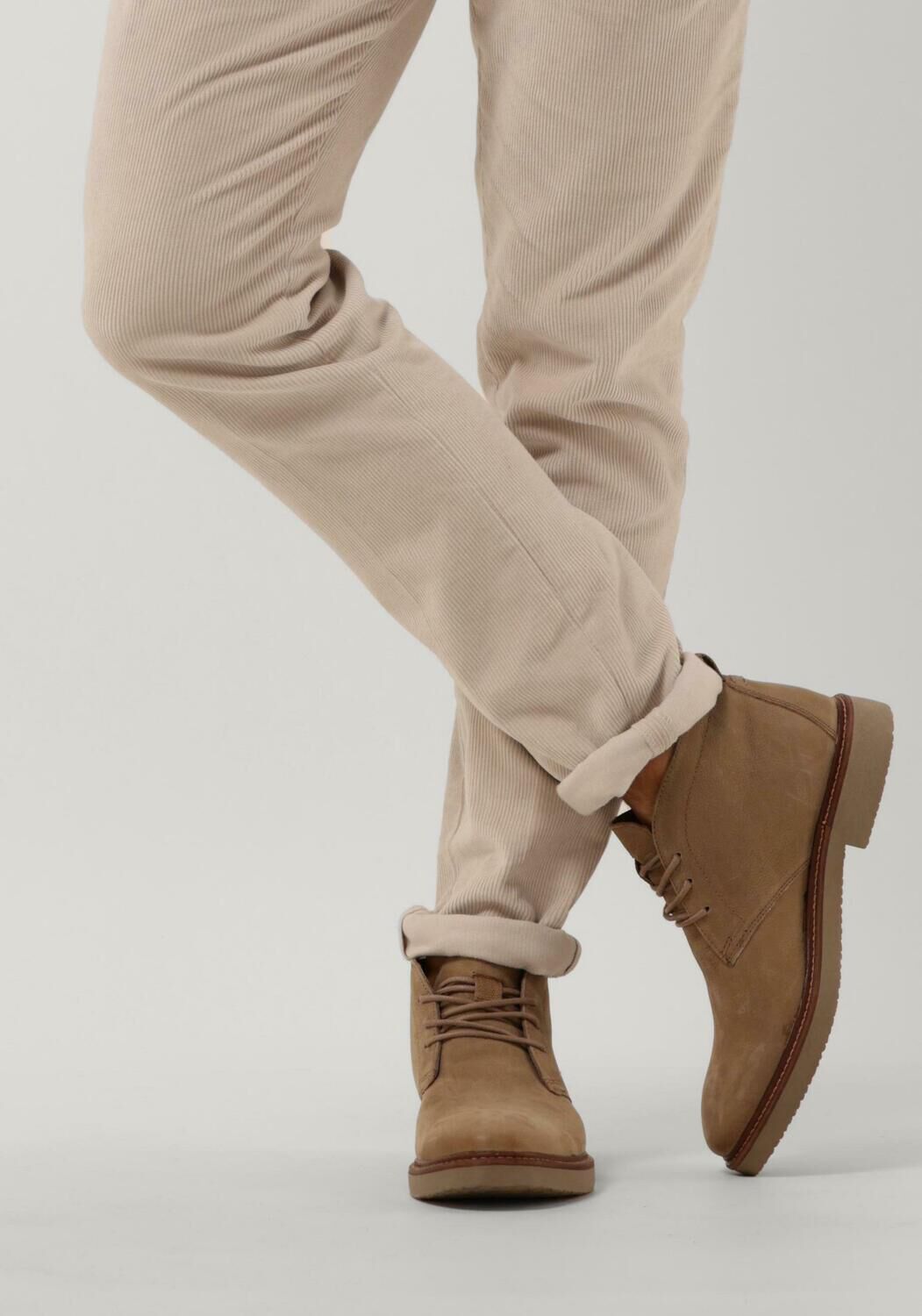 MAZZELTOV Bottines &agrave; lacets HUDSON en beige - large
