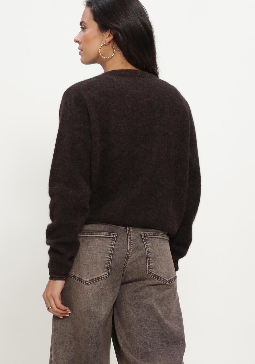 BY-BAR Pull CLEO CARDIGAN en marron - large