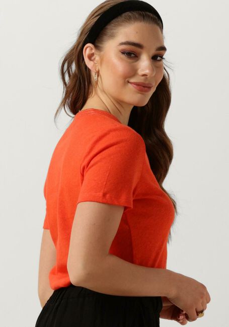 Roze NUKUS T-shirt SECC TOP VNECK - large