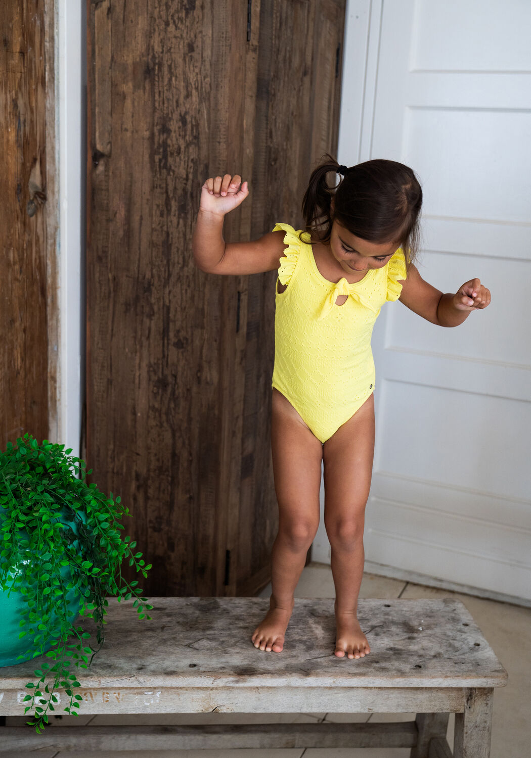 KOKO NOKO Maillots de bain T46928 en jaune - large